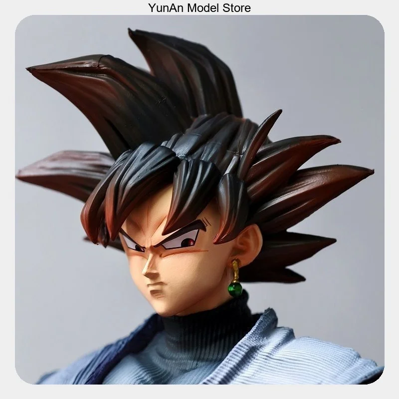 

37.5cm Dragon Ball JT Black Goku Standing Pose Anime Figure Model Statue Collection Desktop Decoration Ornament Toys Gifts