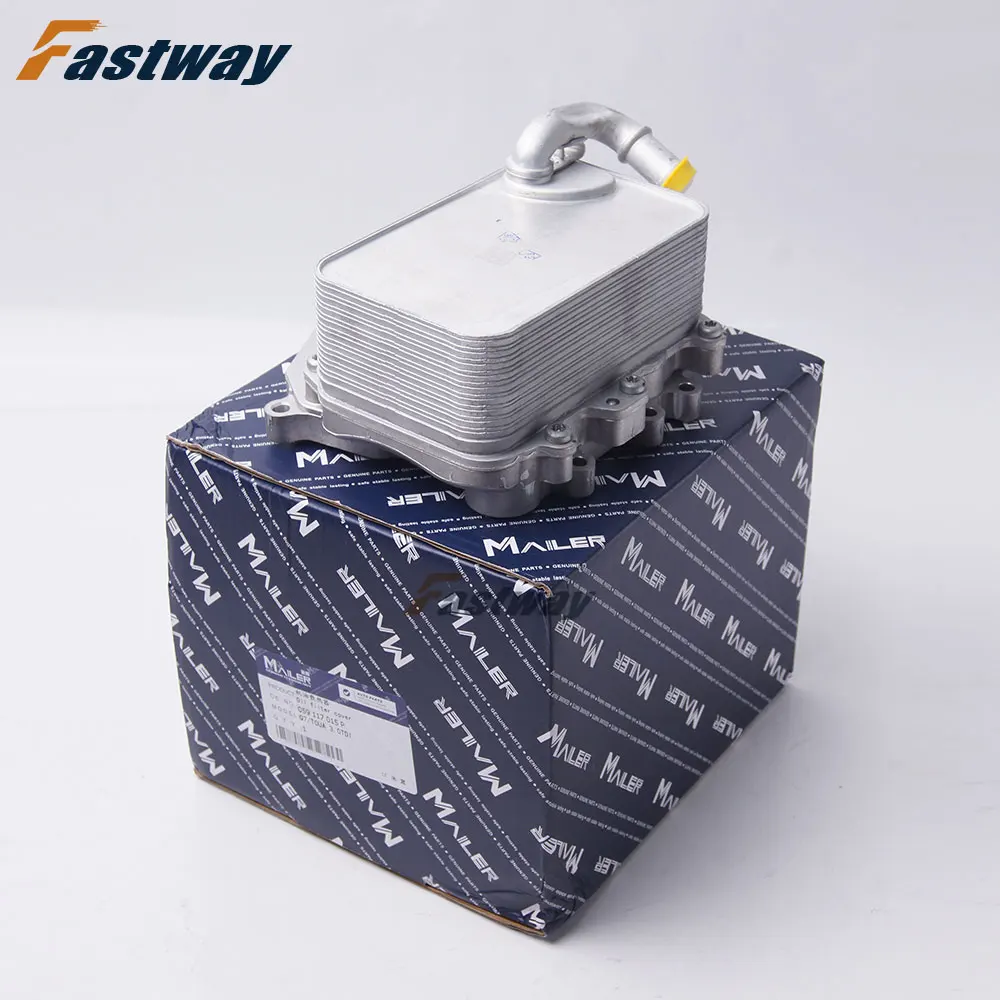 

Engine Oil Radiator Cooler Assembly For VW Touareg Audi A4 S4 A6 S6 Q5 Q7 S8 S8 For PORSCHE 3.0T Diesel 059117015P 059117021R