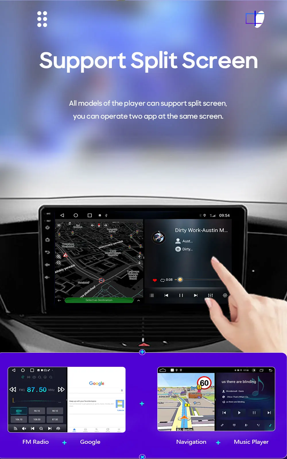 Car Radio For Mazda MX-5 MX5 III 3 NC 2005 - 2015 Stereo Multimedia Player Carplay Android Auto GPS Video Screen 5G Wifi No 2din
