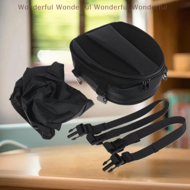 

Universal Motorcycle Racing Tail Bag; Scooter Side Back Seat Waterproof Storage Box for Luggage