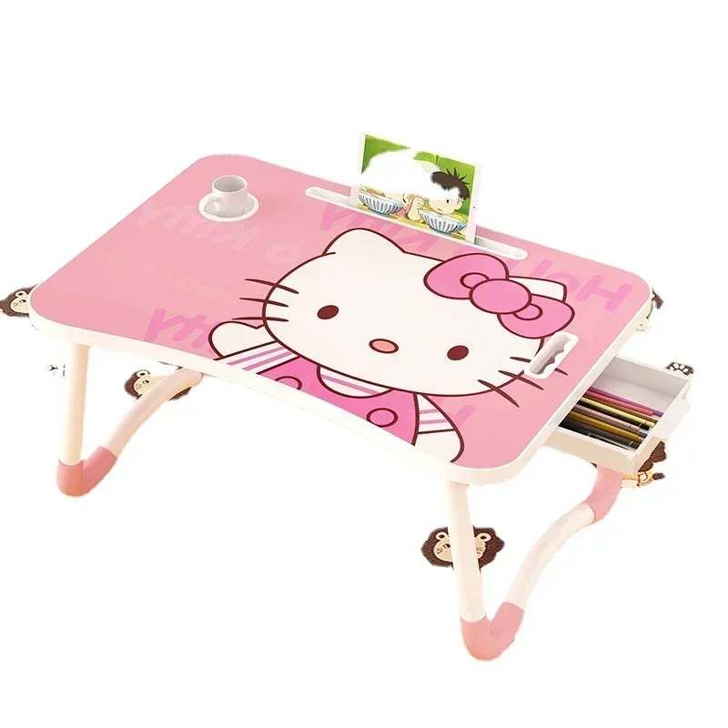 L Children's Desk Writing Desk Study Table Baby Early Education Table Handmade  Foldable Cartoon on Bed Small Table