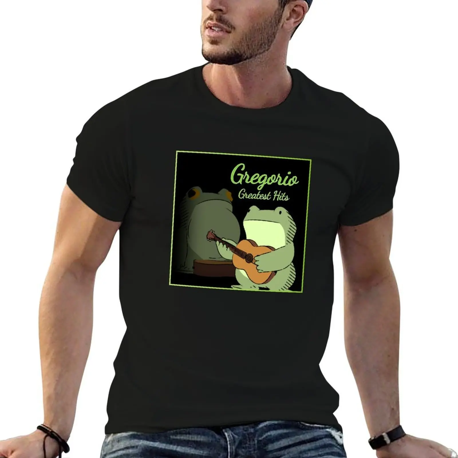 Gregorio Greatest Hits T-Shirt oversized hippie clothes big and tall t shirts for men