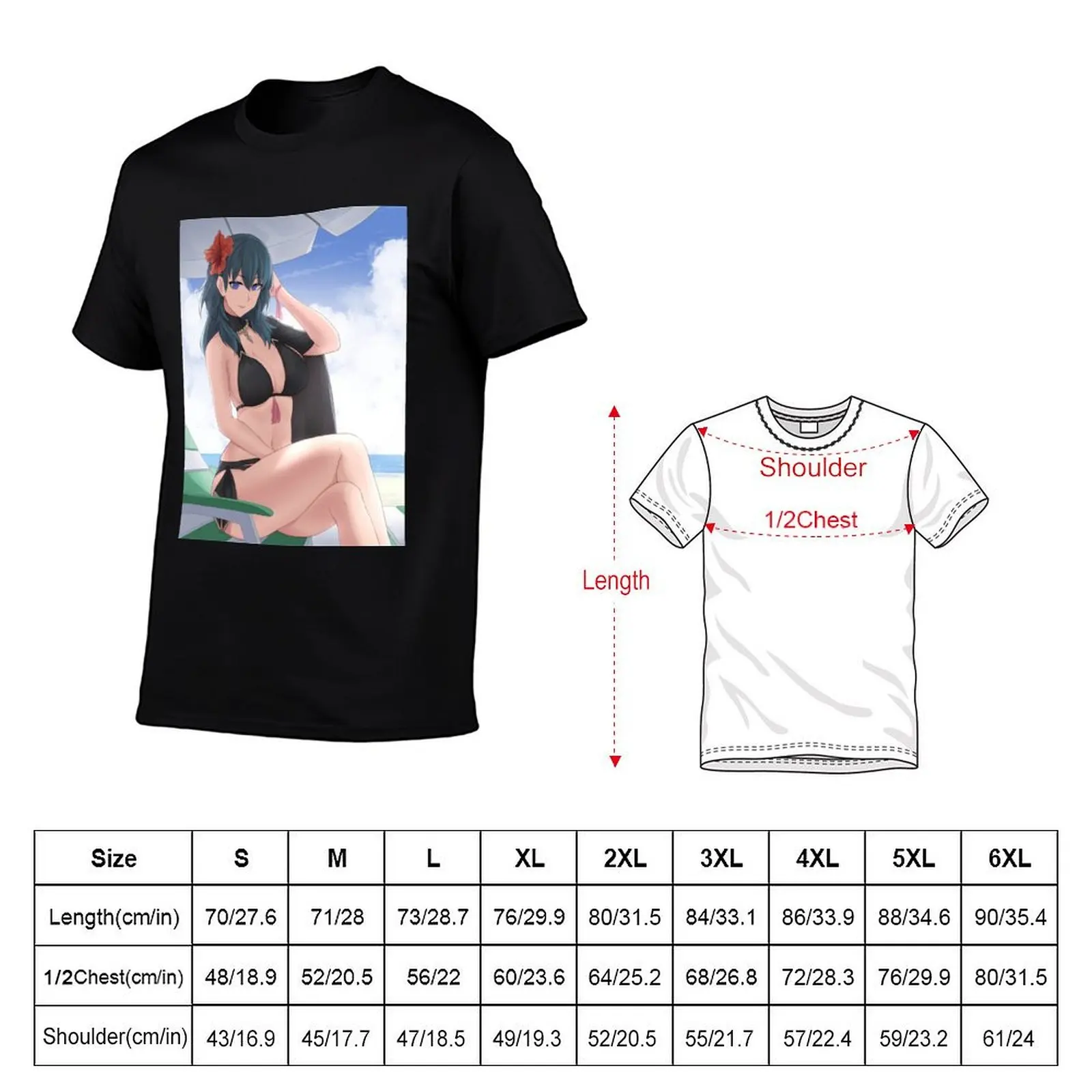 Byleth Swimsuit T-Shirt cotton graphic tees oversized rapper graphic tees slim fit t shirts for men