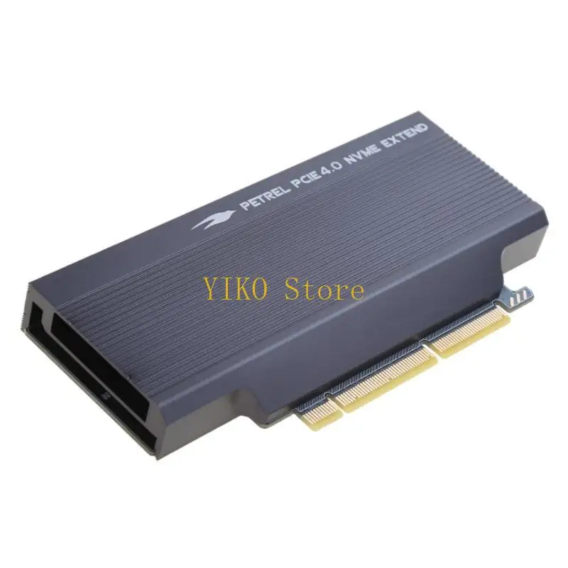K32C Double Slot M.2 NVMe PCIe Adapter Card Splitter Motherboard Fast Data Transfer PCIe Adapter Card for Desktop PC