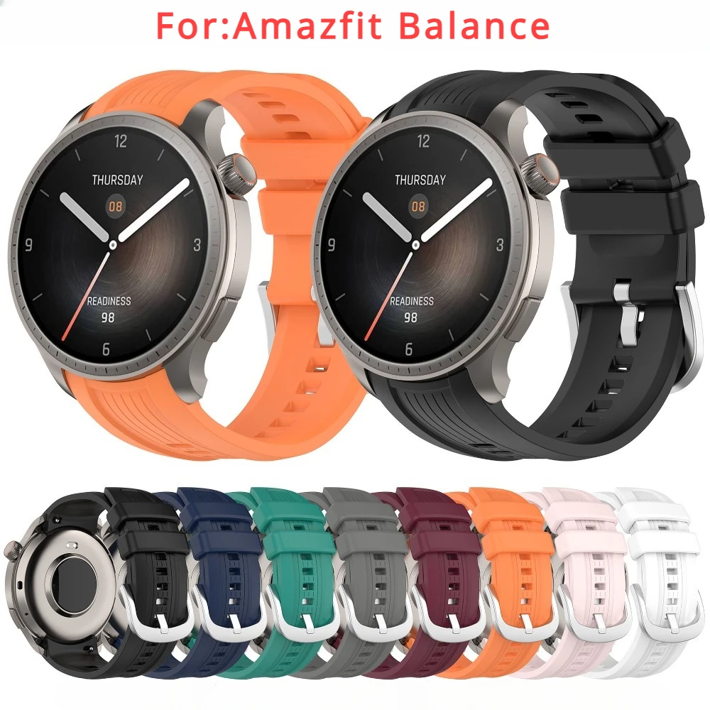 Silikon armband für Amazfit Balance Uhren armband Soft Smartwatch Sport Armband Armband für Amazfit Balance A2286 Armband