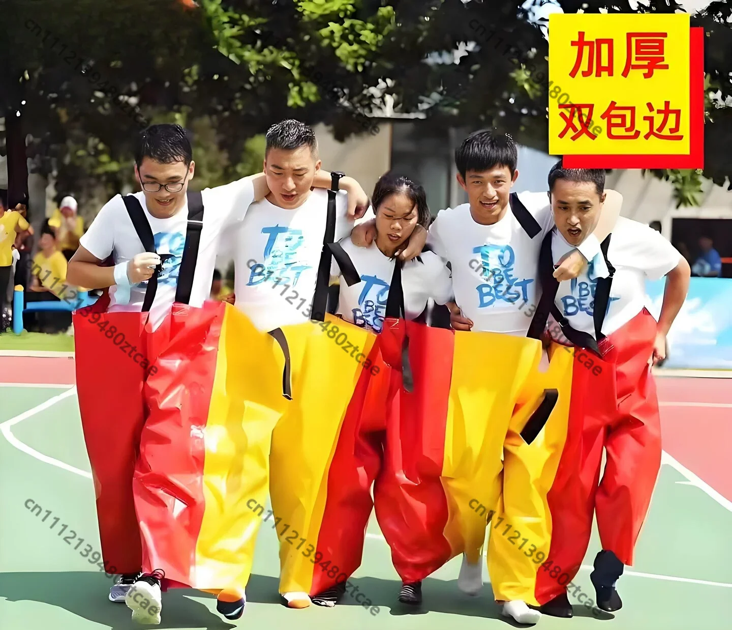 Cooperative Race Jumpsuit Multi-person Team Game Clothes for Outdoor Fun Sports Parent-child Events & Expansion Training