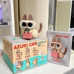 Azuki Can życie codzienne Azukisan 2. Seria pudełko z niespodzianką Azuki Cat Box figurki akcji z Anime figurki figurki prezent świąteczny dla dzieci zabawka