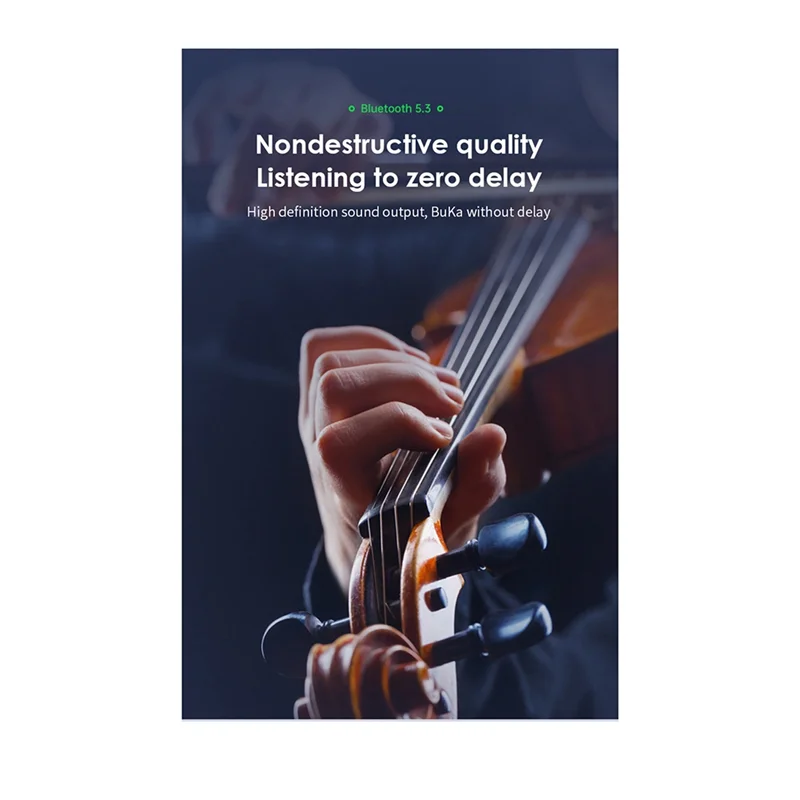 HFES Multipoint Bluetooth 5.3 Audio Transmitter Receiver 3.5Mm AUX 2 RCA Stereo Music Wireless Adapter For Car TV PC