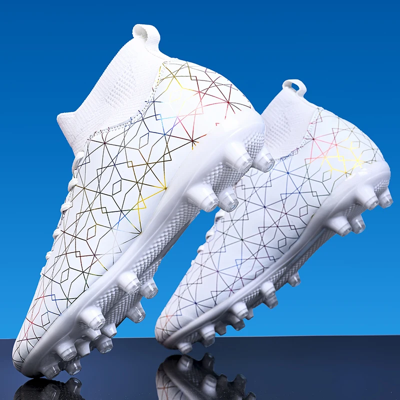 Soccer Shoes Original Men Football Boots Child Studded Boots Soccer Tennis Shoes Non-slip Training Sneakers Turf Futsal Trainers