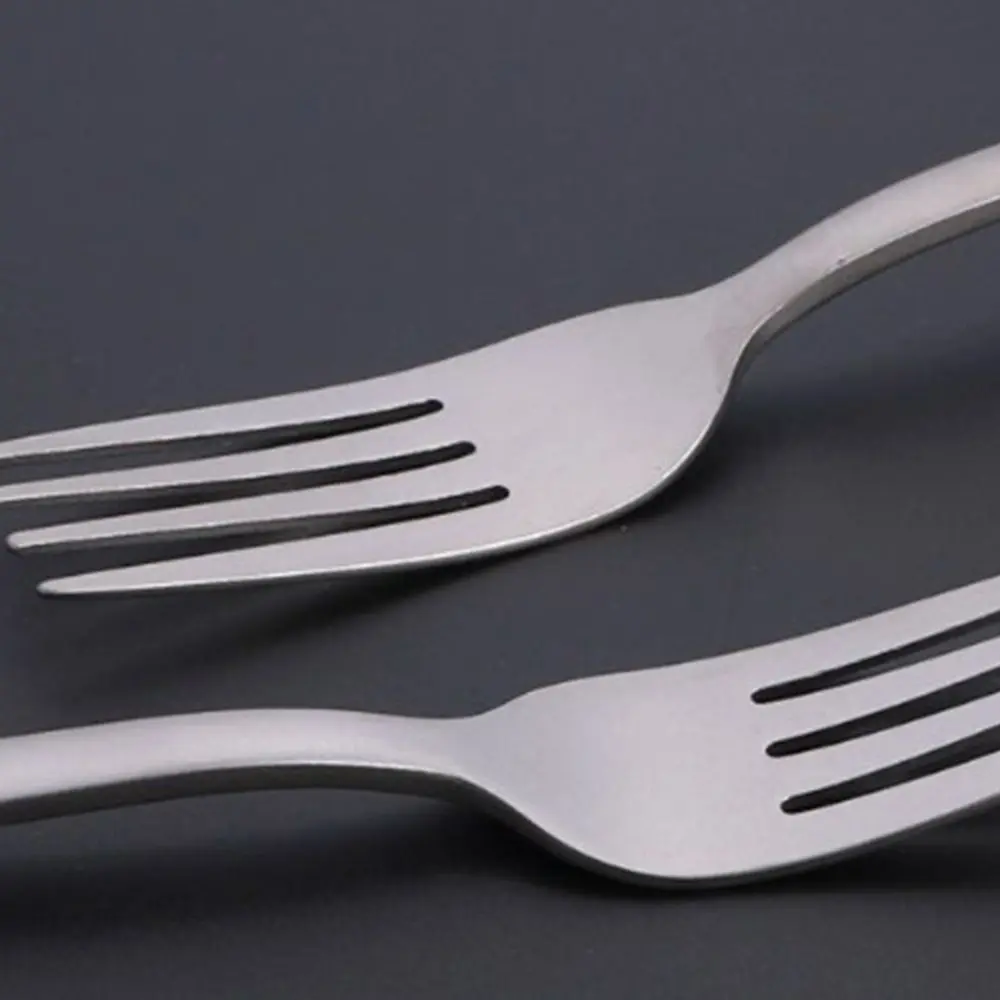 New Portable Titanium Spoon Long Handle Environmental Outdoor Camping Fork Outdoor Picnic Accessories Outdoor Tool