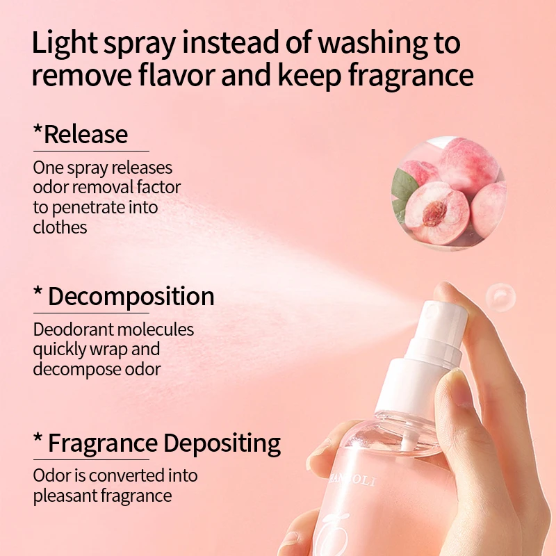 Clothes Perfume Spray Scent Long Lasting Men Women Clothing Fragrance Wardrobe Closet Fresh Deodorant Mite Remover Air Freshener