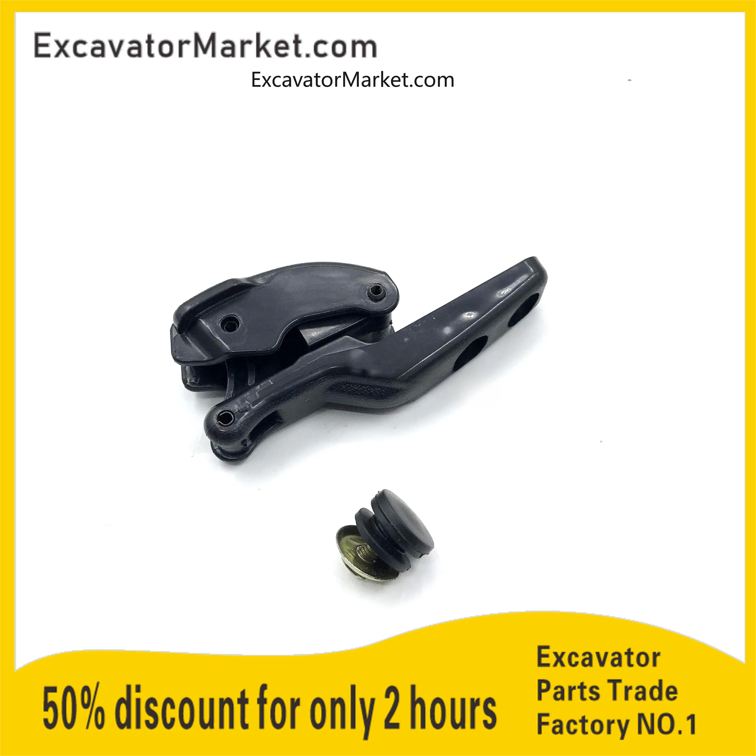 for Hitachi excavator zax60 70 75 cab rear window glass lock reverse buckle lock rear window buckle lock Excavator Accessories