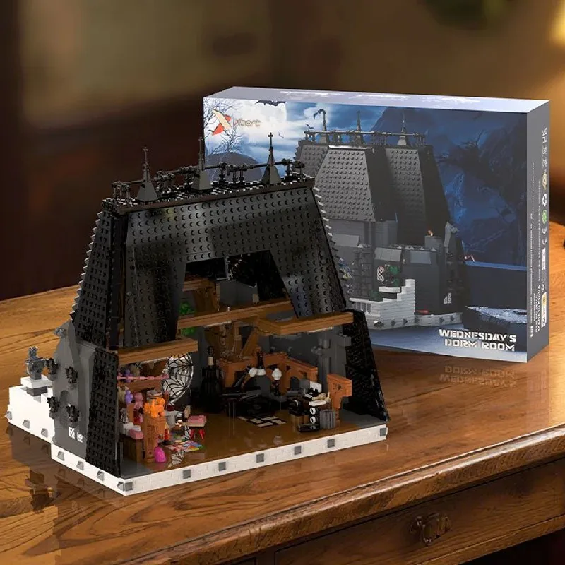 2659 قطعة مجموعة بناء منزل المهجع الأربعاء ، مجموعة نماذج تجميع مكعبات البناء المعمارية للمدينة ، هدية للبالغين #5