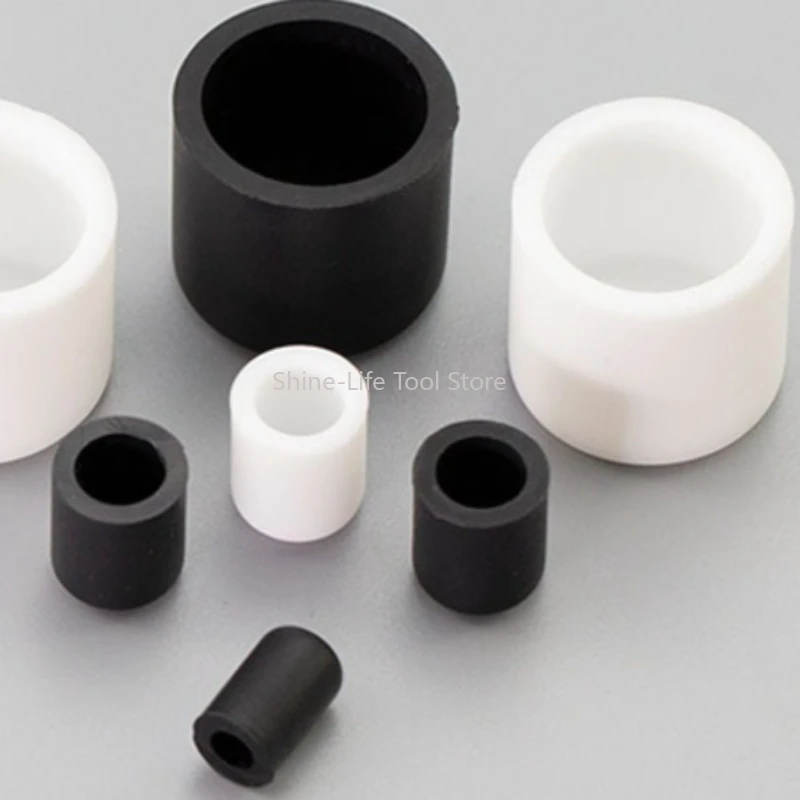 White/Black 3mm-68.5mm Round Silicone End Caps Dust Seal Anti-collision Furniture Table Chairs Legs Pads