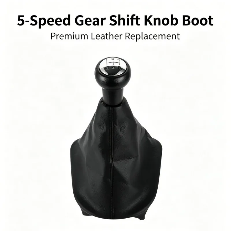 

For Peugeot 207 307 406 Citroen C3 C4 C5 XSARA Shifter Lever Stick Gaiter Boot Cover New Car Accessories 5 Speed Gear Shift Knob