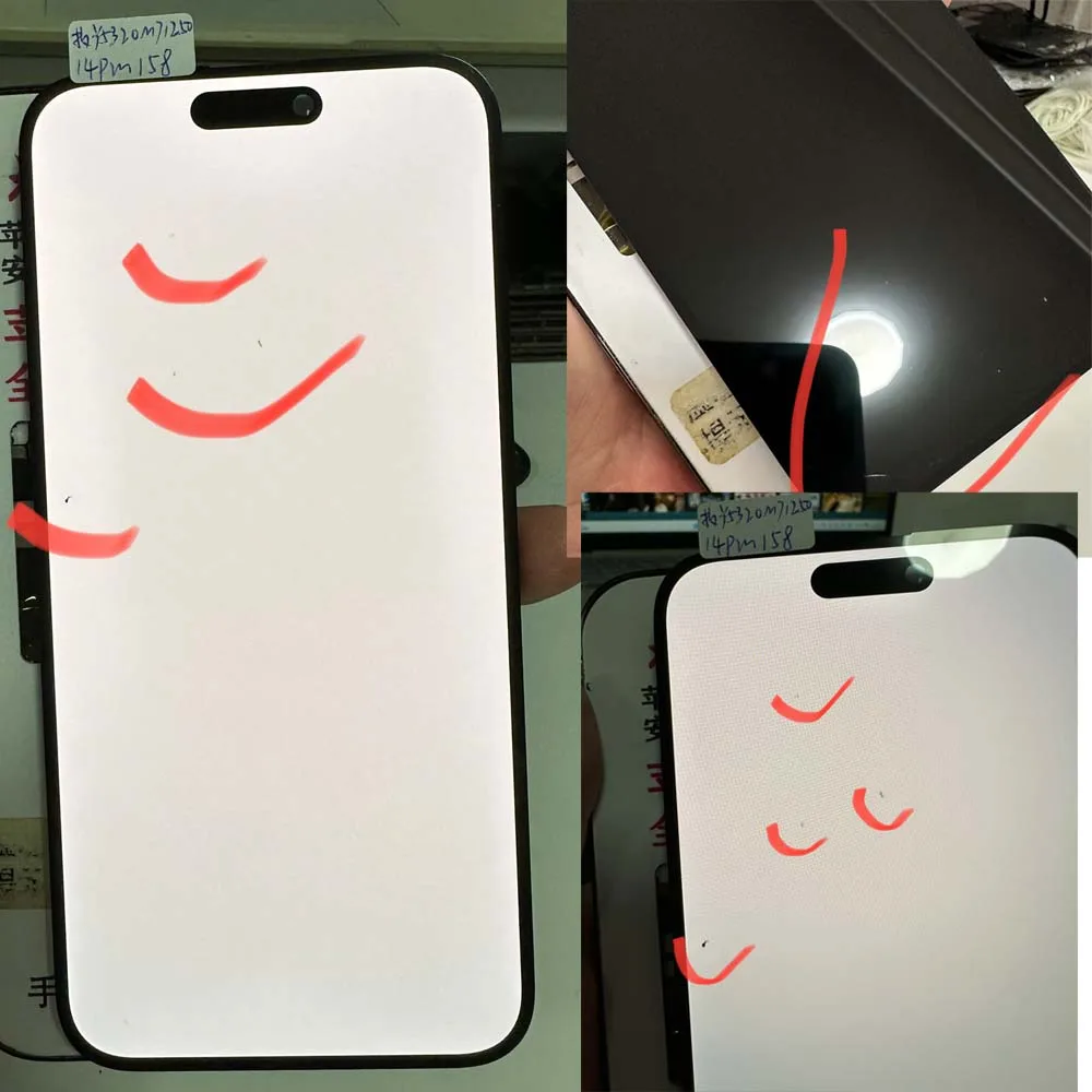 高品質欠陥 iPhone 14 Pro Max LCD ディスプレイ画面の交換 iPhone