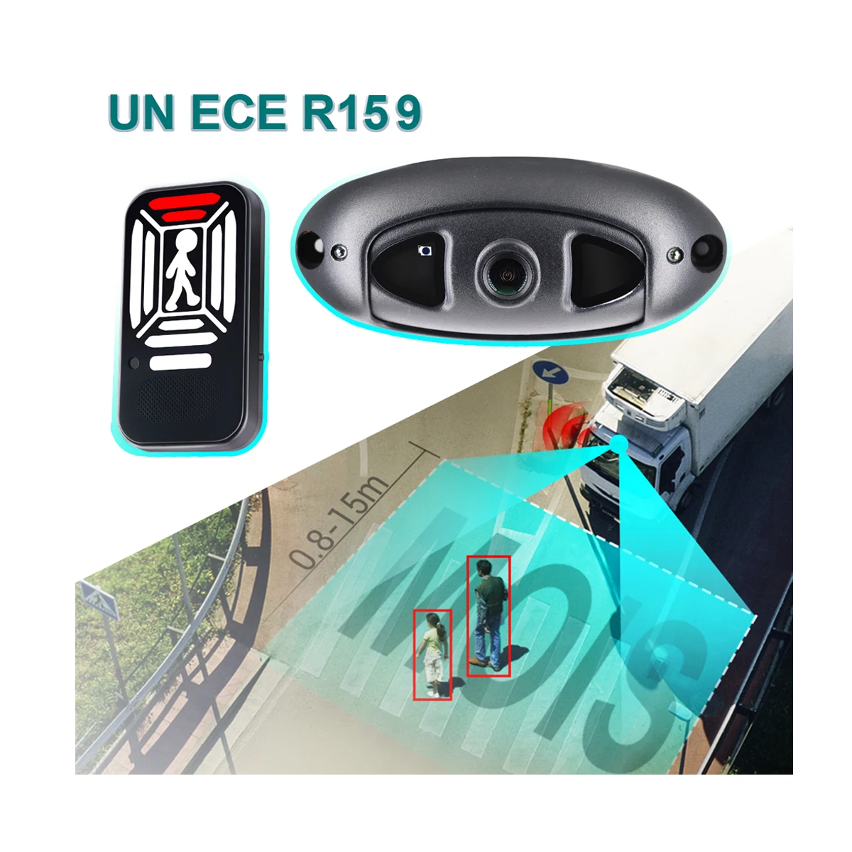 1080P Side View Back up Camera Driving Safety System for Dump Truck Backup Camera Blind Spot Information System