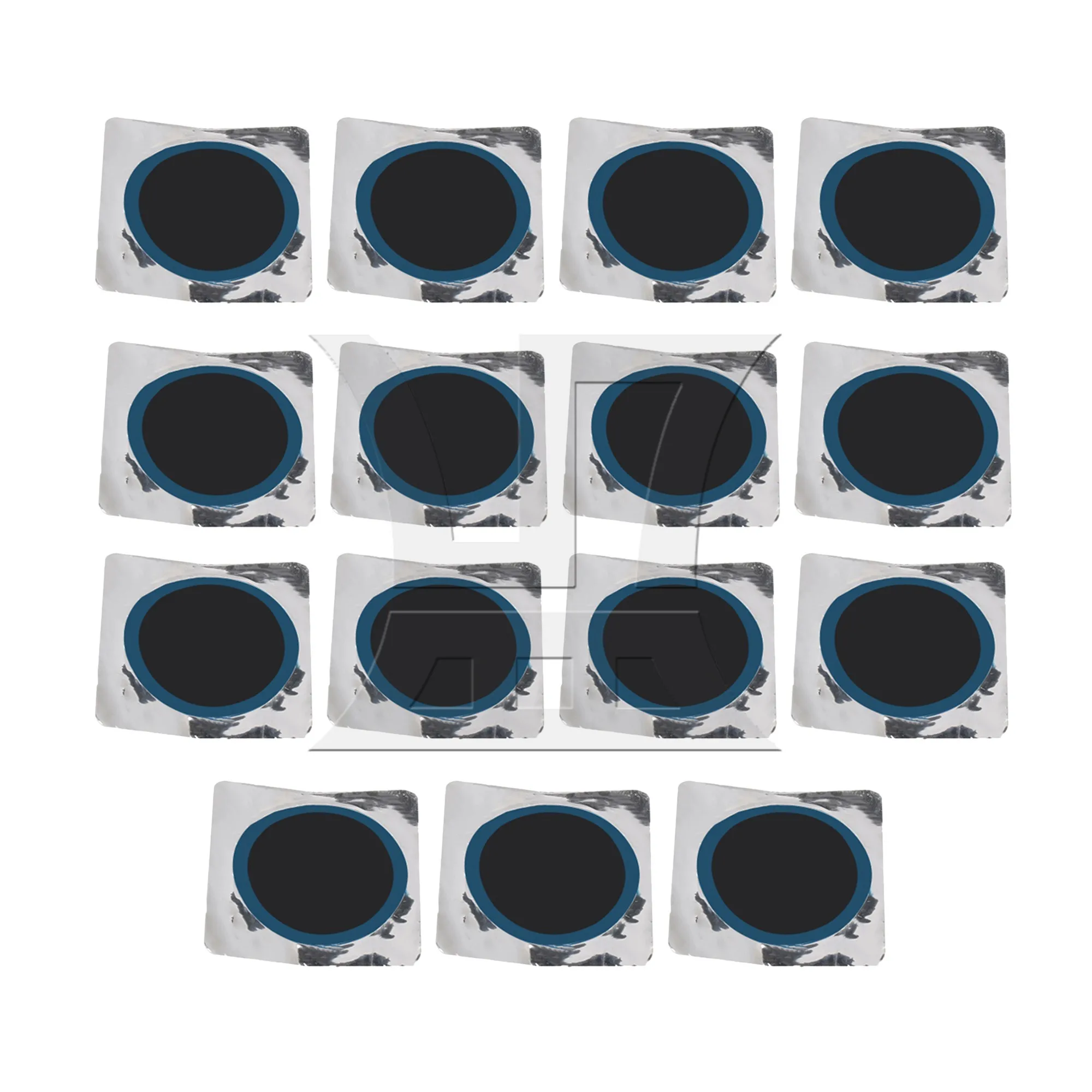 

BQLZR 15pcs Universal Small Radial Tire Patch Radial and Bias Flat Tires Punctures Repair for Car Truck Tractor 55mm