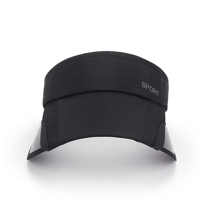 Sombreros de sol deportivos de verano para hombres y mujeres, gorra con visera ajustable, protección UV, Top vacío, tenis, Golf, correr, ciclismo,