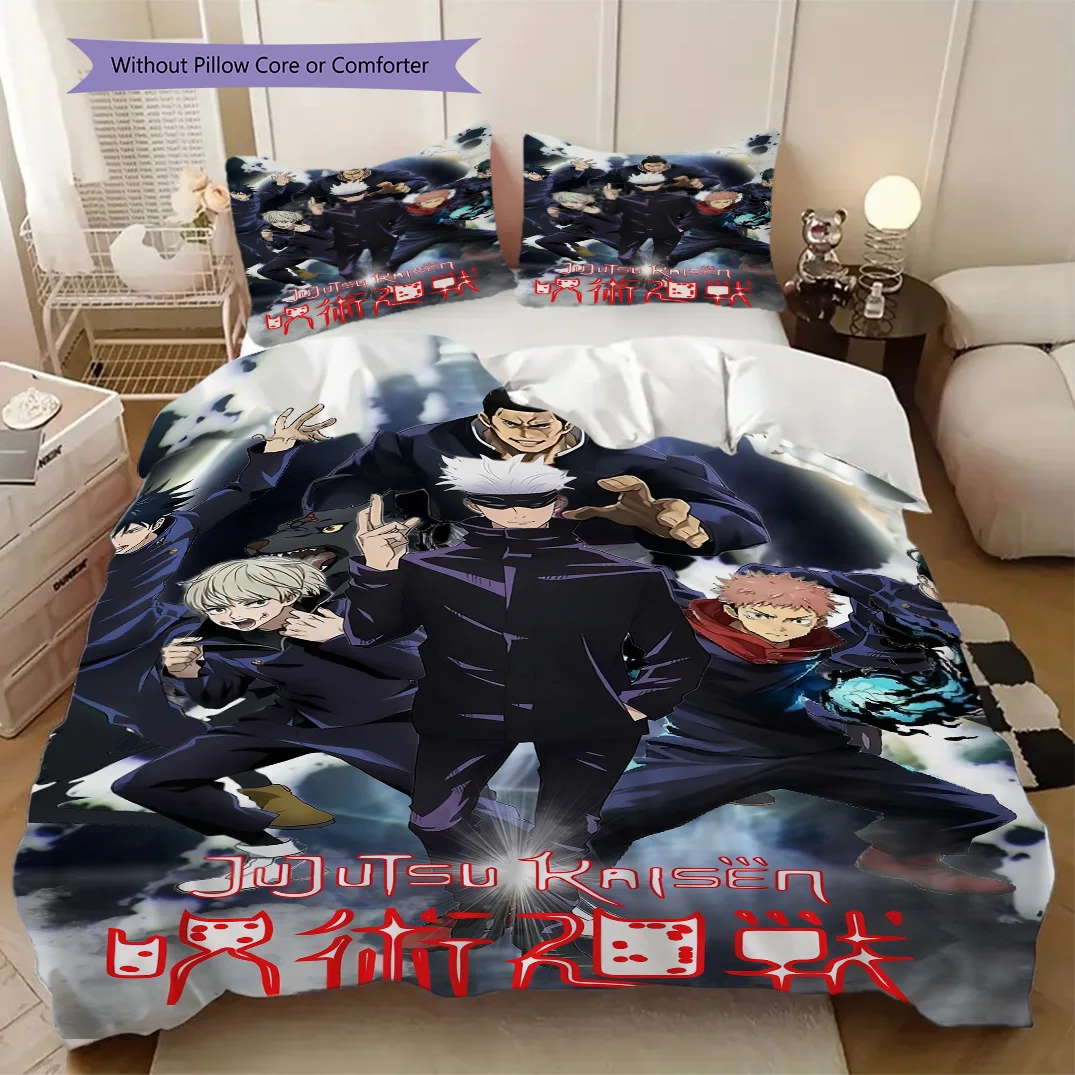 Jujutsu Kaisen Soft Comfortable Duvet Cover, Children's Bedding Set Gift, Various Sizes Available LXR175