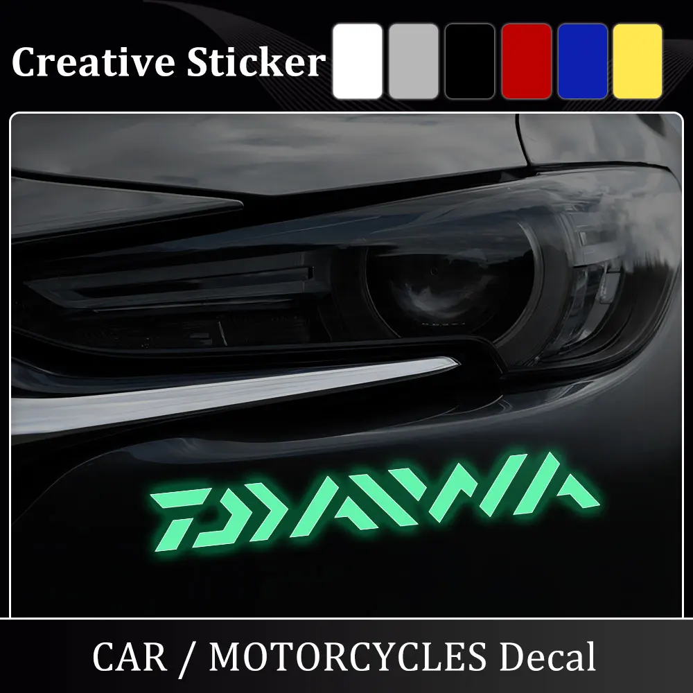 DAIWA JDM Car Stickers Sunscreen Auto Door Bumper Windshield Decoration Sticker Sport Style for Honda Toyota Mazda Decal