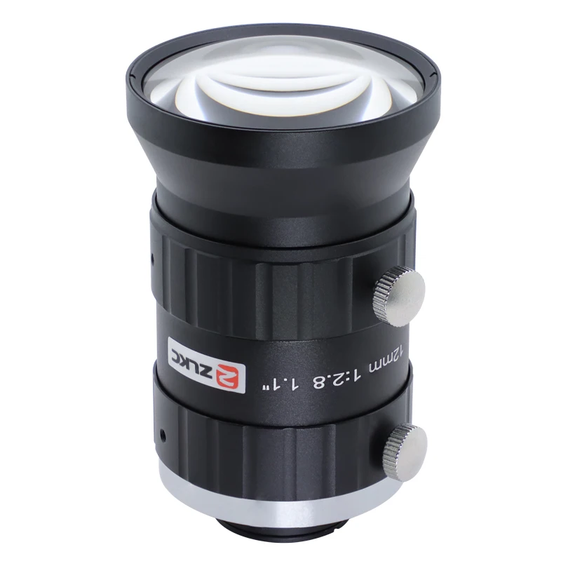 ZLKC 1.1 ''حجم المستشعر 12 مللي متر عدسة رئيسية C Mount 20MP عالية الدقة F2.8 دليل القزحية تشويه منخفض لكاميرات رؤية الماكينة