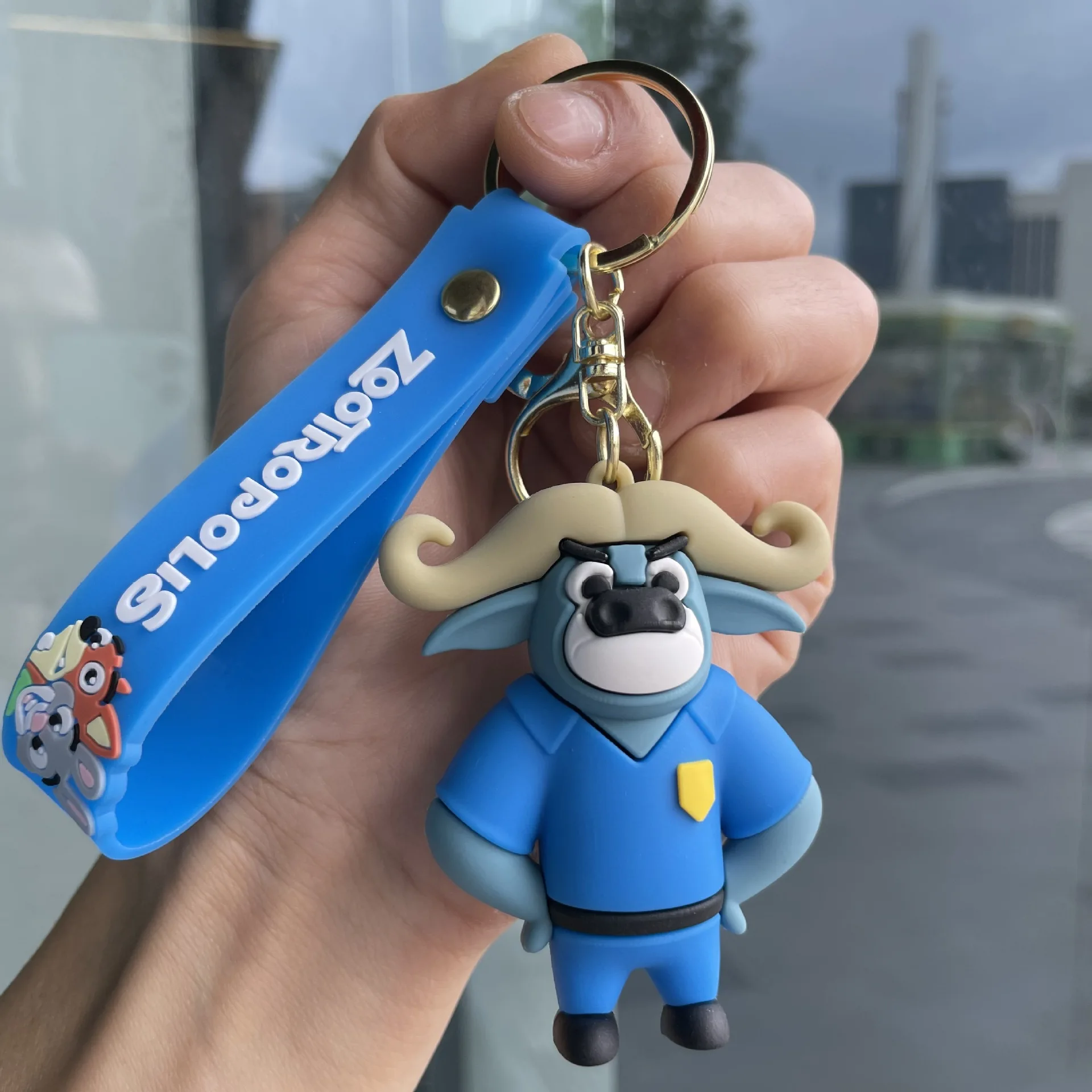 

Crazy Animal City keychain, cute Judy Nickle backpack hanger, car keychain pendant, small gift