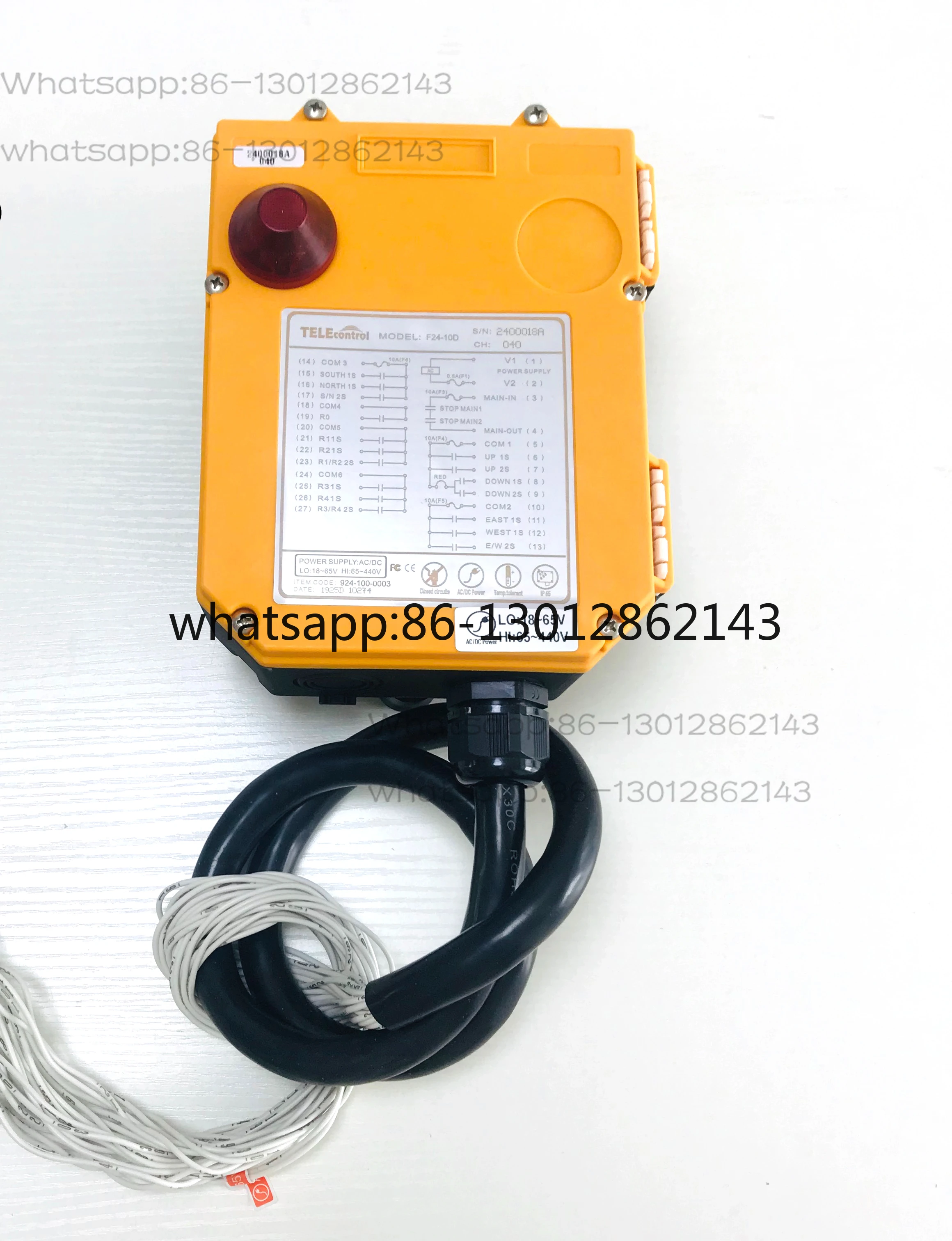 2026   NEW   F24-10S Telecrane Universal para grúas, control remoto de Radio, certificado CE & ISO, F24-10D