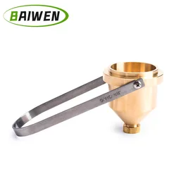 1PC Paint Viscosity Cup 4# Dip Type Stainless Steel Viscometer Flow Cup for Paint Finishes Oil