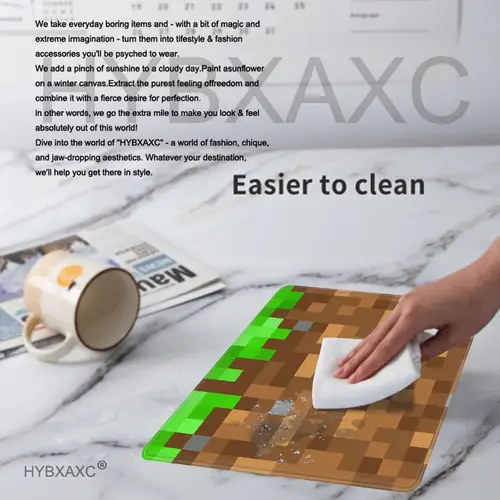 Imagen 2 del producto 2025 nuevo Minecraft periférico juego de ordenador mi mundo alfombrilla de ratón para césped Mini almohadilla de mesa corta Anime decoración de mesa de oficina figura de juguete