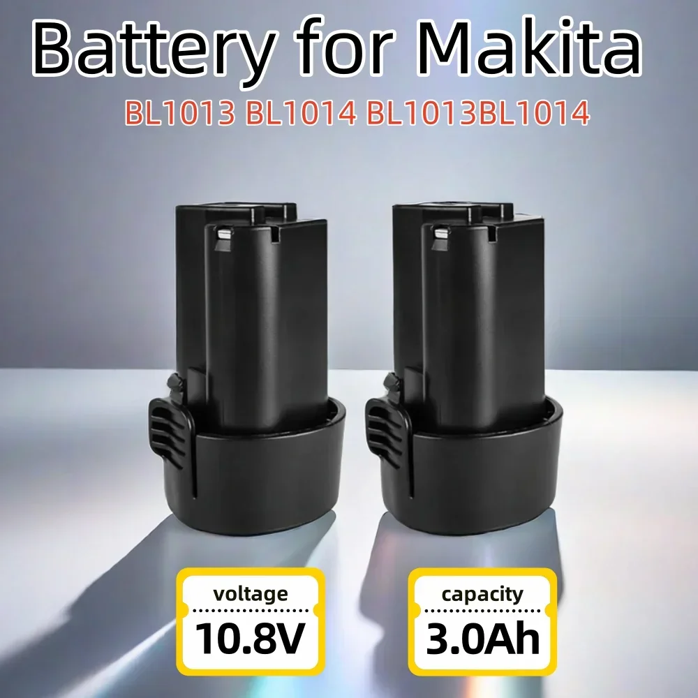 

Li-ion Battery 10.8V 3000mAh Real capacity For Makita BL1013 BL1014 BL 1013 BL 1014 LCT203W 194550-6 194551-4 195332-9 DF030D