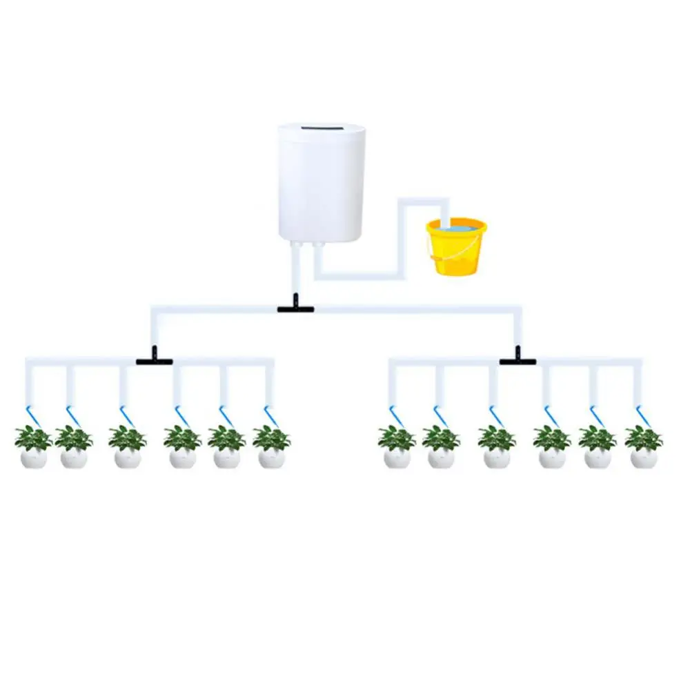 Temporizador automático de riego por goteo para plantas de interior, Kits de autorriego con bomba de 16/12/8/4/2, dispositivo de riego para jardín