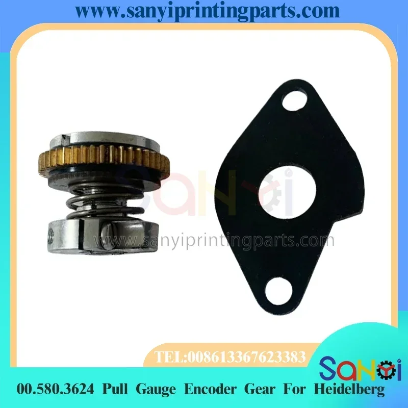 1 ชุดที่ดีที่สุดคุณภาพ 00.580.3624 Pull Gauge Encoder เกียร์สําหรับ Heidelberg SM102 CD102 พิมพ์เครื่อง