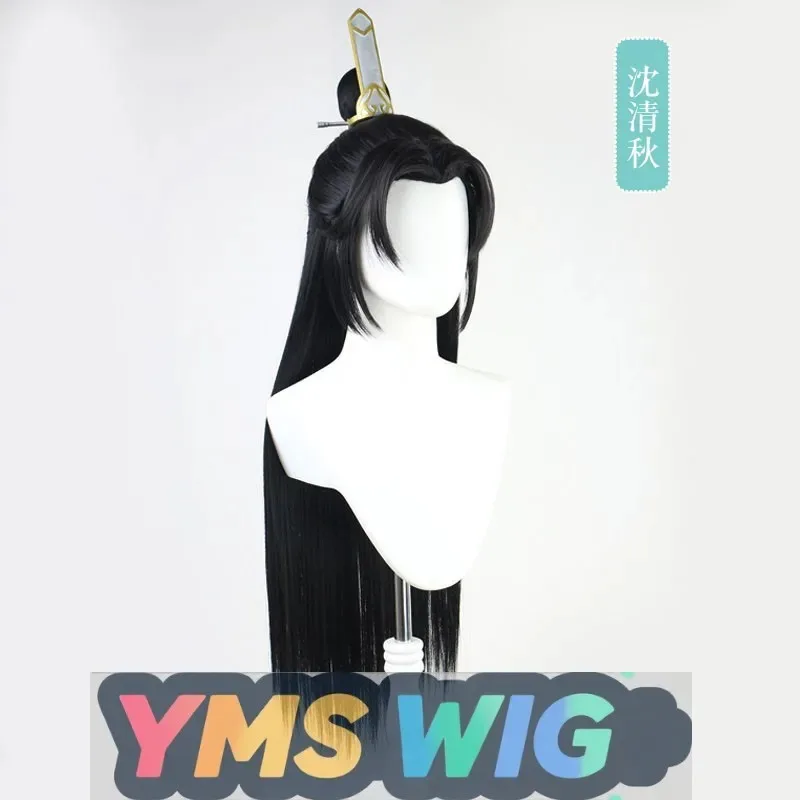 Cy[YMS WIG] ارتداء كتاب دليل المساعدة الذاتية Shen Qingqiu Cos Wig Luo Binghe Scum Villain System