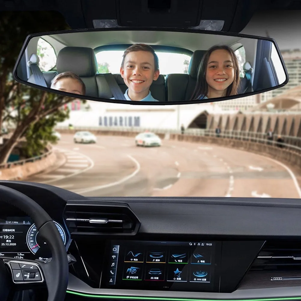 

Large Field Rear View Mirror Suitable for Most Vehicles ABS Glass Build Easy Installation Strong Adhesion Clear Vision Improved