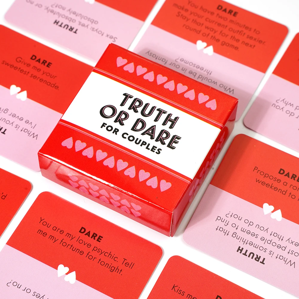 Juego de cartas Truth or Dare para parejas, juego de cartas para beber