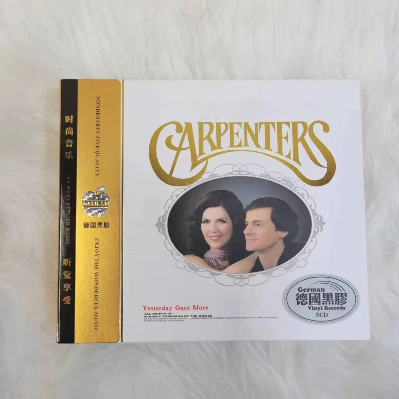 

Музыкальный CD-диск Pop Carpenters: Yesterday Once More, Top of The World, 3 диска, музыкальный набор для Walkman, автомобильные саундтреки, подарочный набор музыки