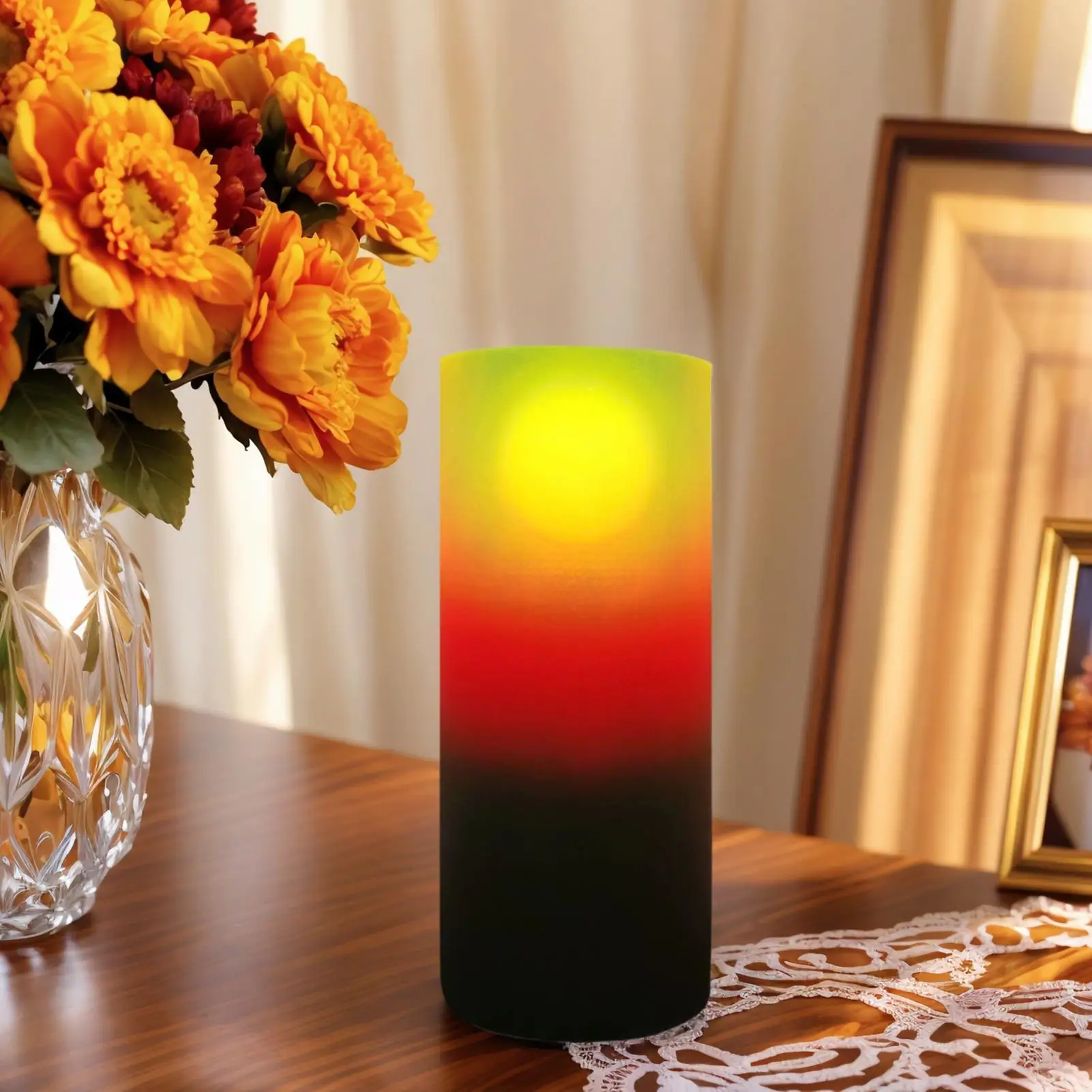 Sunset Sunrise Desk Lamp - Ambient Atmosphere Night Light for Nursery Room Bedroom Nightstand Studio Kitchen Bookshelf Decor