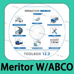 Diagnostic software Meritor wabco toolbox 12.2 automotive tools auto data base Car Repair scanner automotriz Vehicle Maintenance