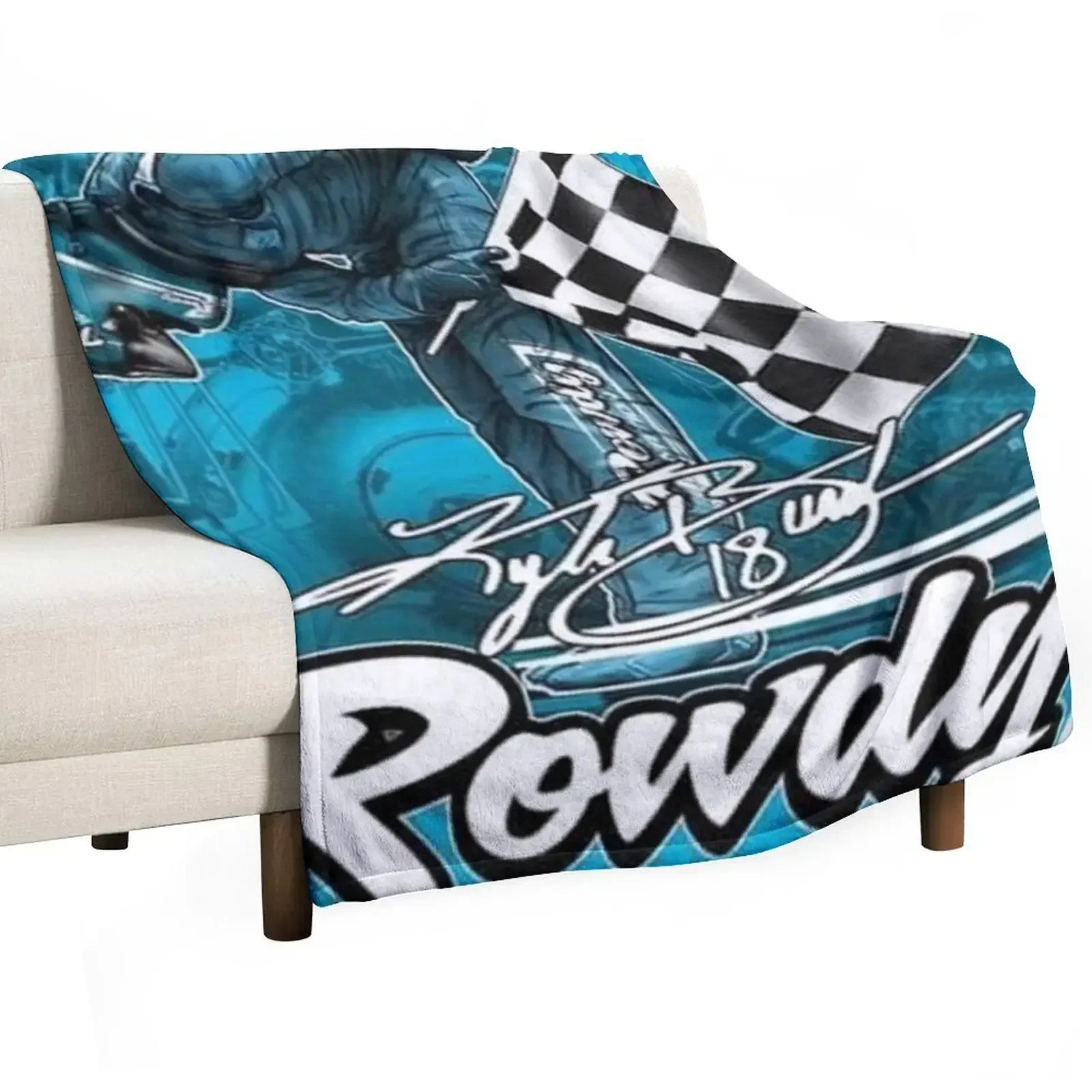 kyle busch racing Throw Blanket Single valentine gift ideas Blankets