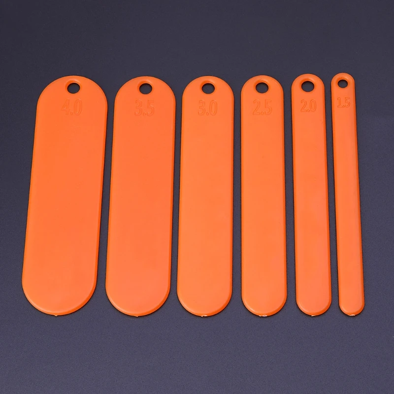 6 Pcs/Set Fishing Netting Shuttle 6 Size Tackle Plastic Net Making Repair Tools Drop Shipping