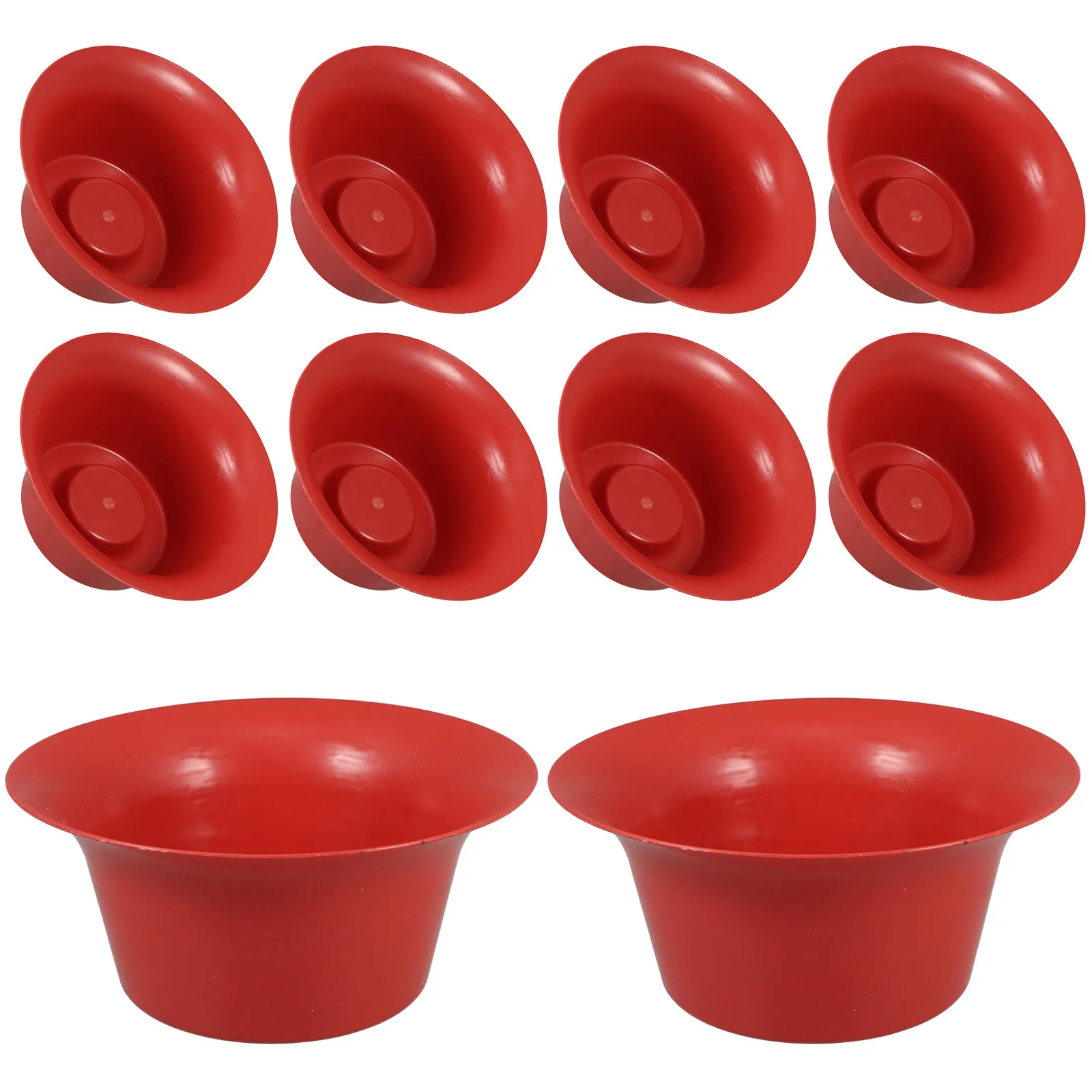 

10pcs Cemetery Flower White Grave Vase Decoration Sacrifice Floral Stand Memorial Holder Tomb Decoration Pot Worship Flower Pot