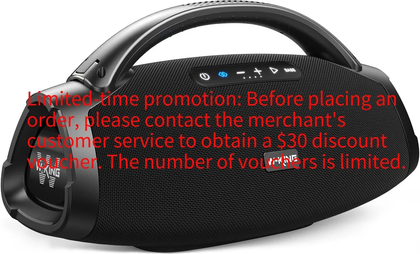 

Loudest Boom Box X20, 330W PEAK, 7.5" Subwoofer, 2.1Ch, IPX7 Waterproof Party Bluetooth Speaker, Hi-Fi, Large Wireless Speakers