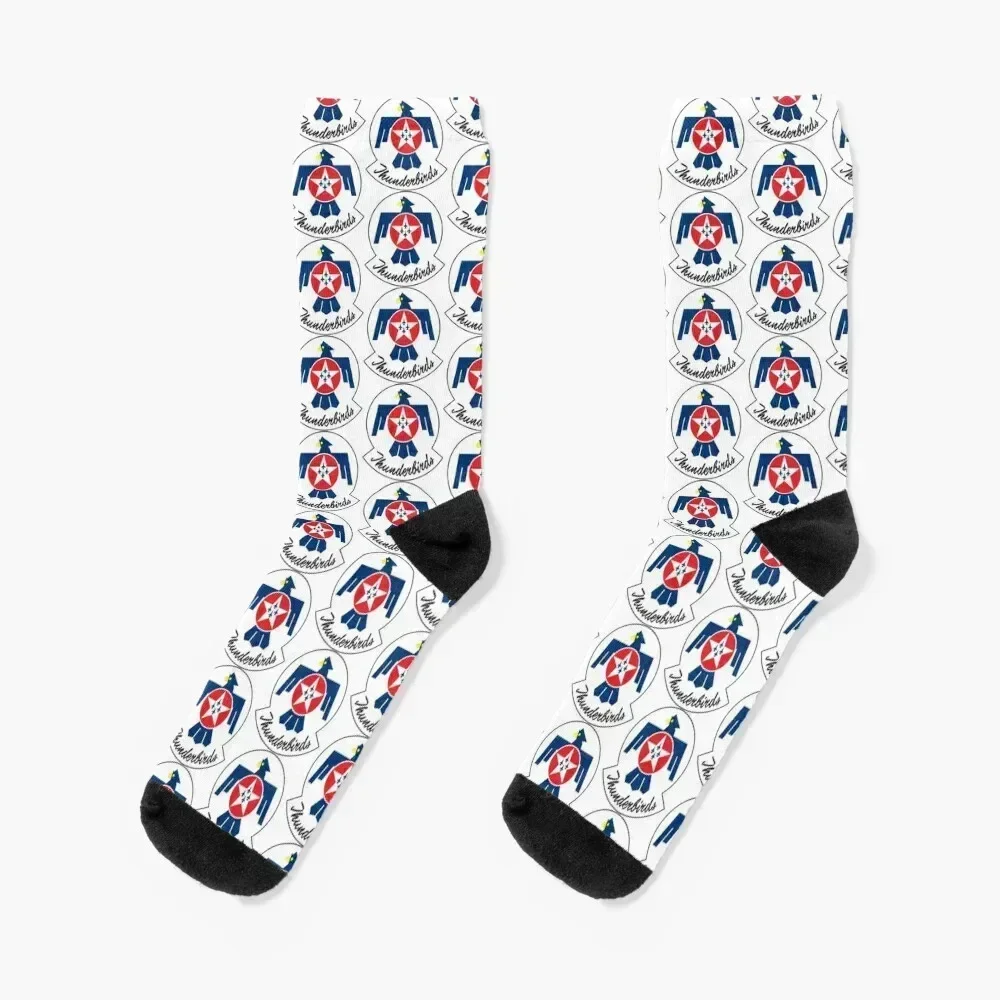 

Thunderbirds Air Demonstration Team Socks Heating sock short Novelties man Men Socks Women's