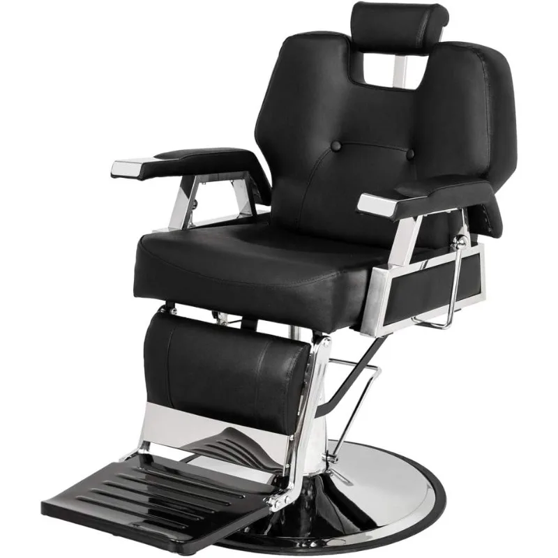 

Barber Chair Heavy Duty Reclining Salon Chair for Hair Stylist, All Purpose Hairdressing Chair, Barbershop Tattoo Shampoo