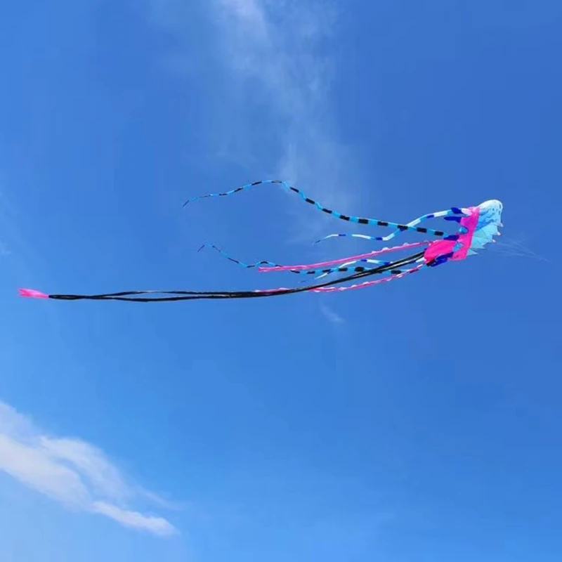 Cerf-volant méduse volant doux, promenade dans le ciel, cerf-volant professionnel coloré, jeux de plein air, gadgets amusants, cerf-volant de kitesurf
