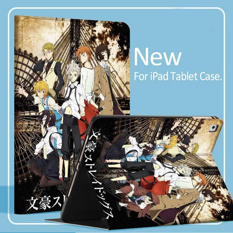 

B-Bungos S-Strays D-Dogs Cool Cover For iPad Pro Air Mini 1 2 3 4 5 6 7 7th 8th 9th 10th 11th 10.2 9.7 10.5 10.9 11 Tablet Case