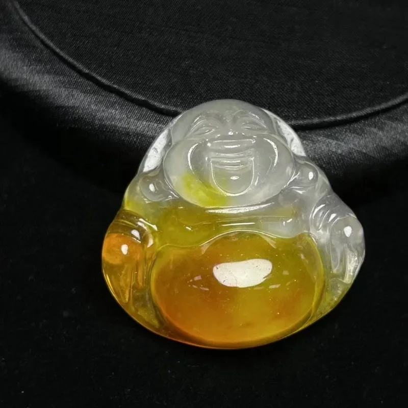 

High Ice Maitreya Buddha Pendant Exquisite Necklace Jewelry, Women's