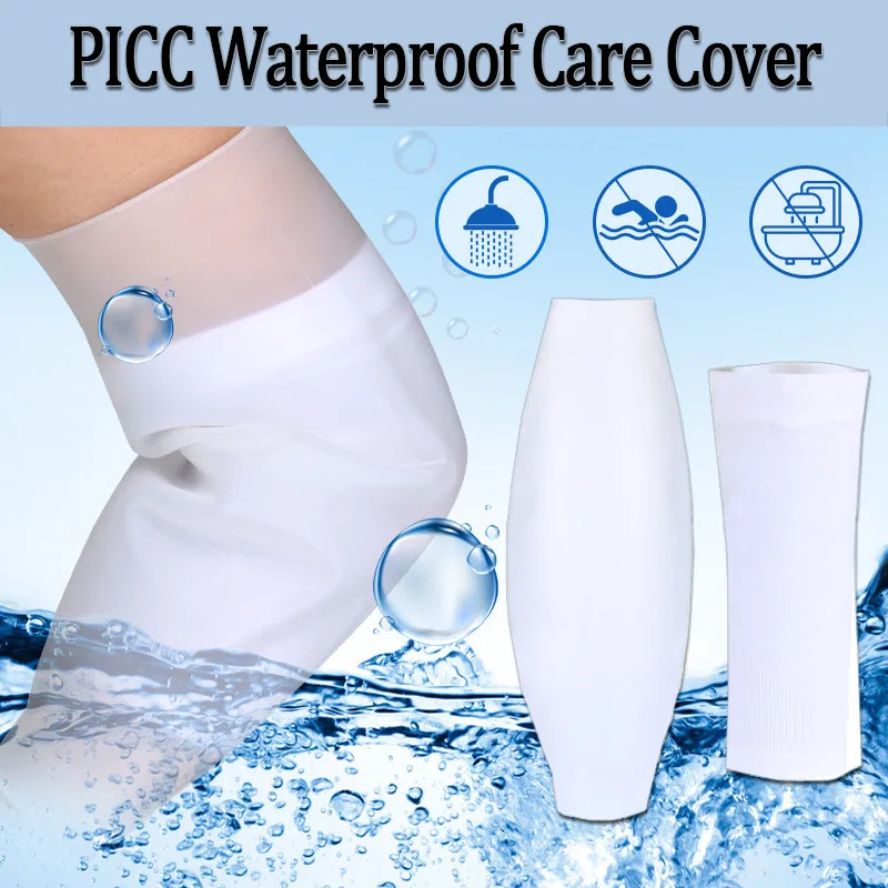 PICC Arm Waterproof and Antibacterial Silicone Sheath Intravenous Catheter Wound Care Special Upper Arm Protective Sleeve