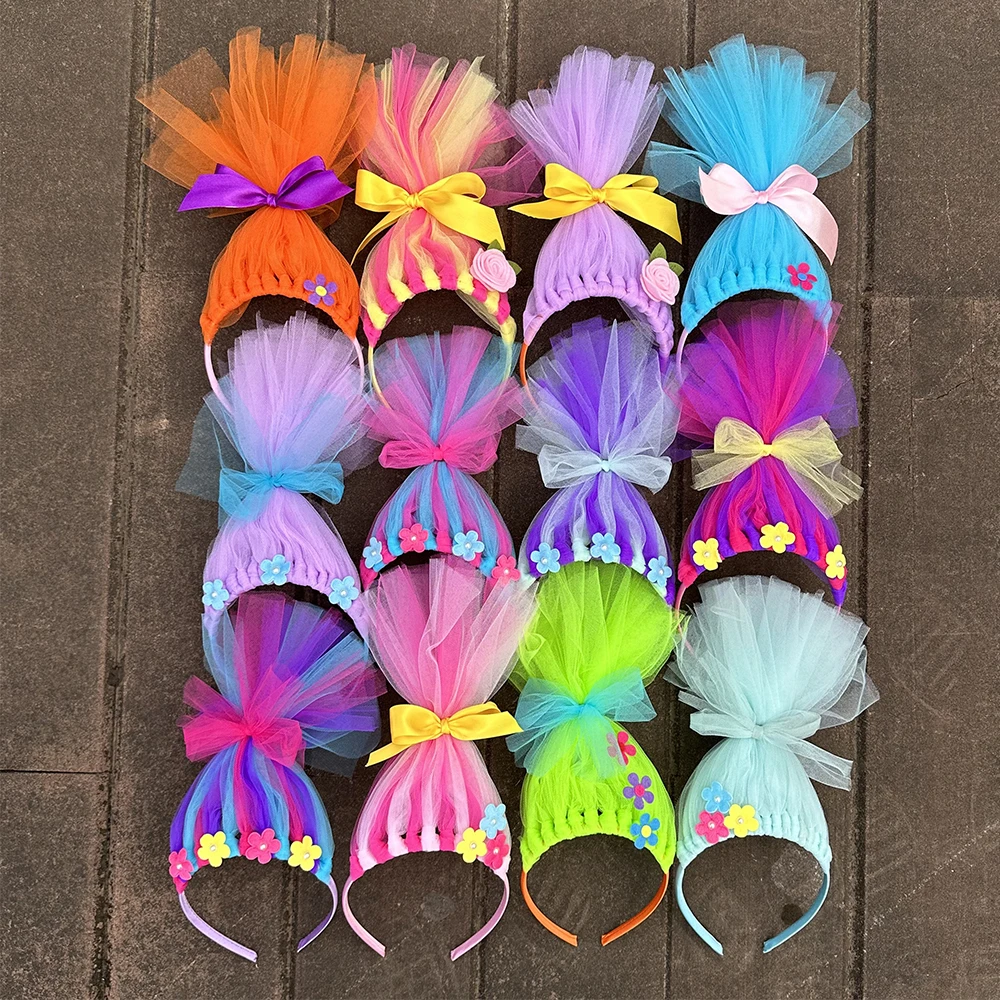 Trolls bandeau fête d'anniversaire bandeaux Trolls Costume bandeau Halloween Costumes accessoires